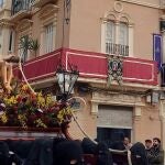 MURCIA.-Balcones y escaparates compiten por ser los más bonitos de la Semana Santa de Cartagena