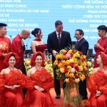 Pedro Sánchez asiste al almuerzo oficial ofrecido por el primer ministro de la República Socialista de Vietnam