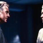 Denis Arndt junto a Sharon Stone