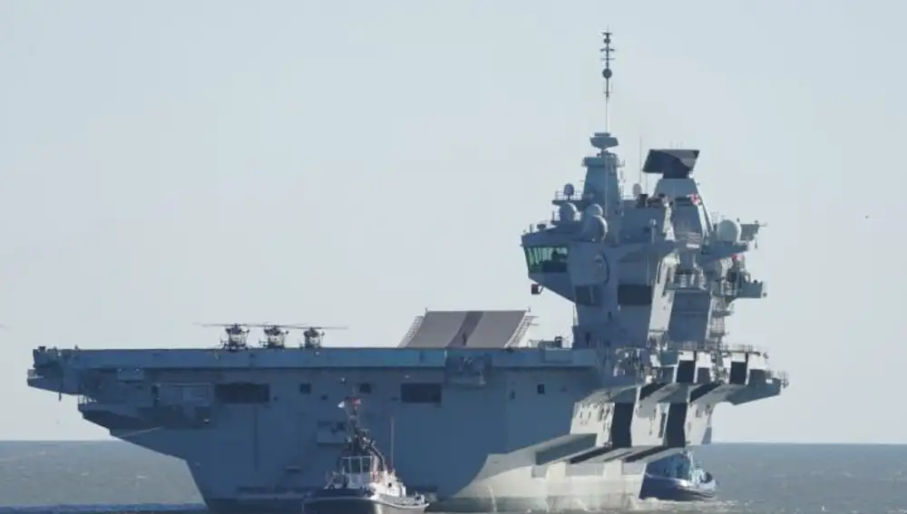 El portaaviones Prince of Wales de la Royal Navy