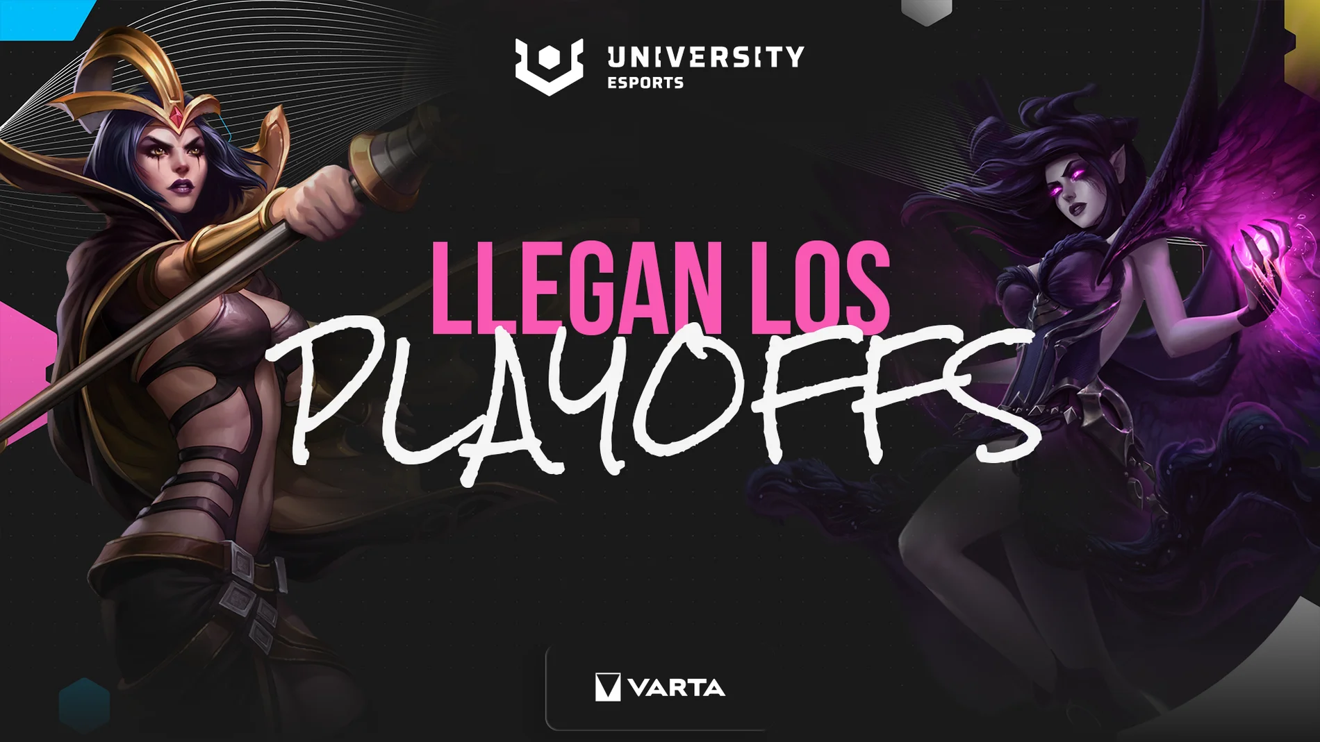 Los mejores equipos universitarios de todo el país se enfrentarán en League of Legends y VALORANT este fin de semana