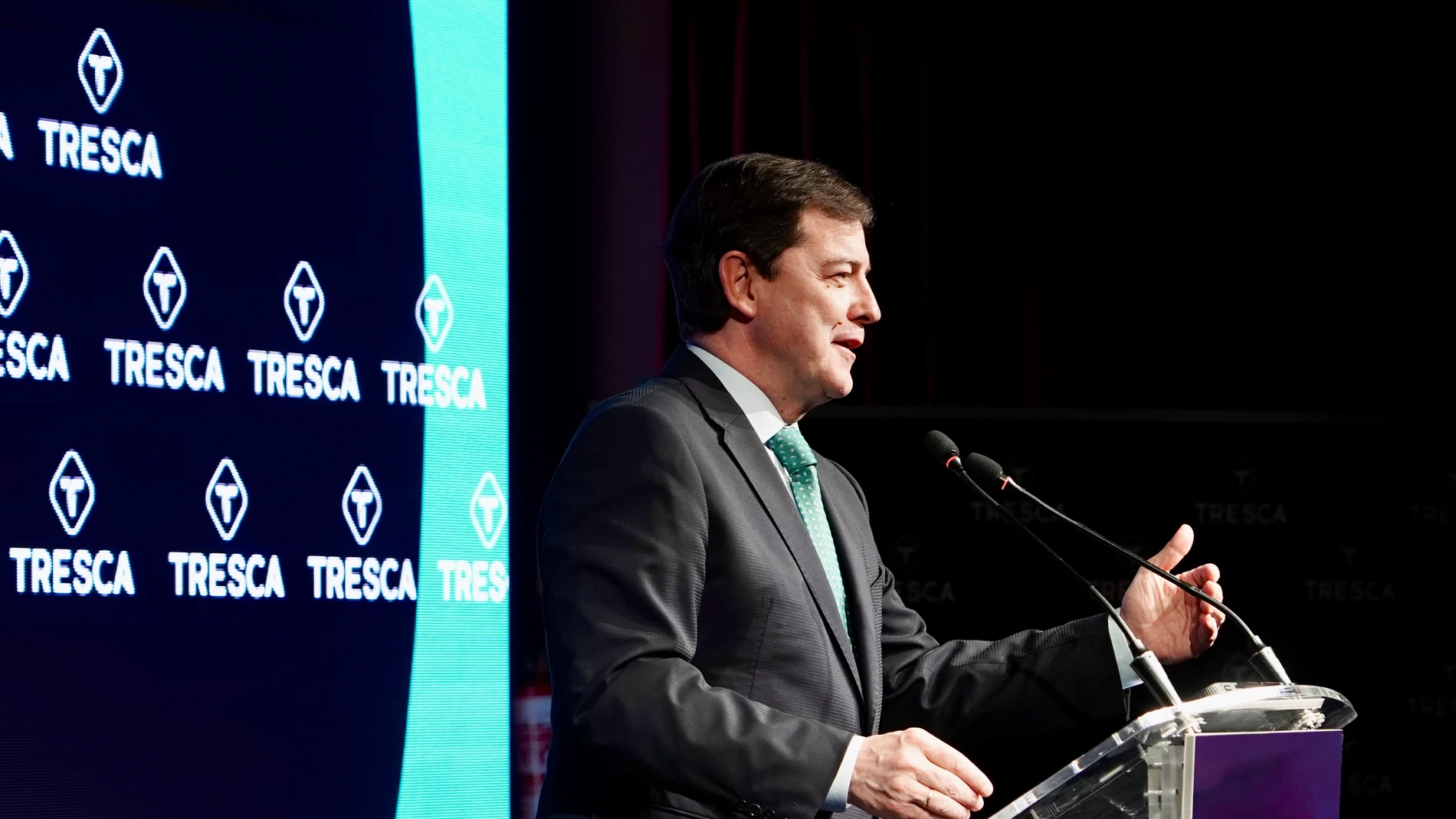 Fernández Mañueco durante su intervención en este foro