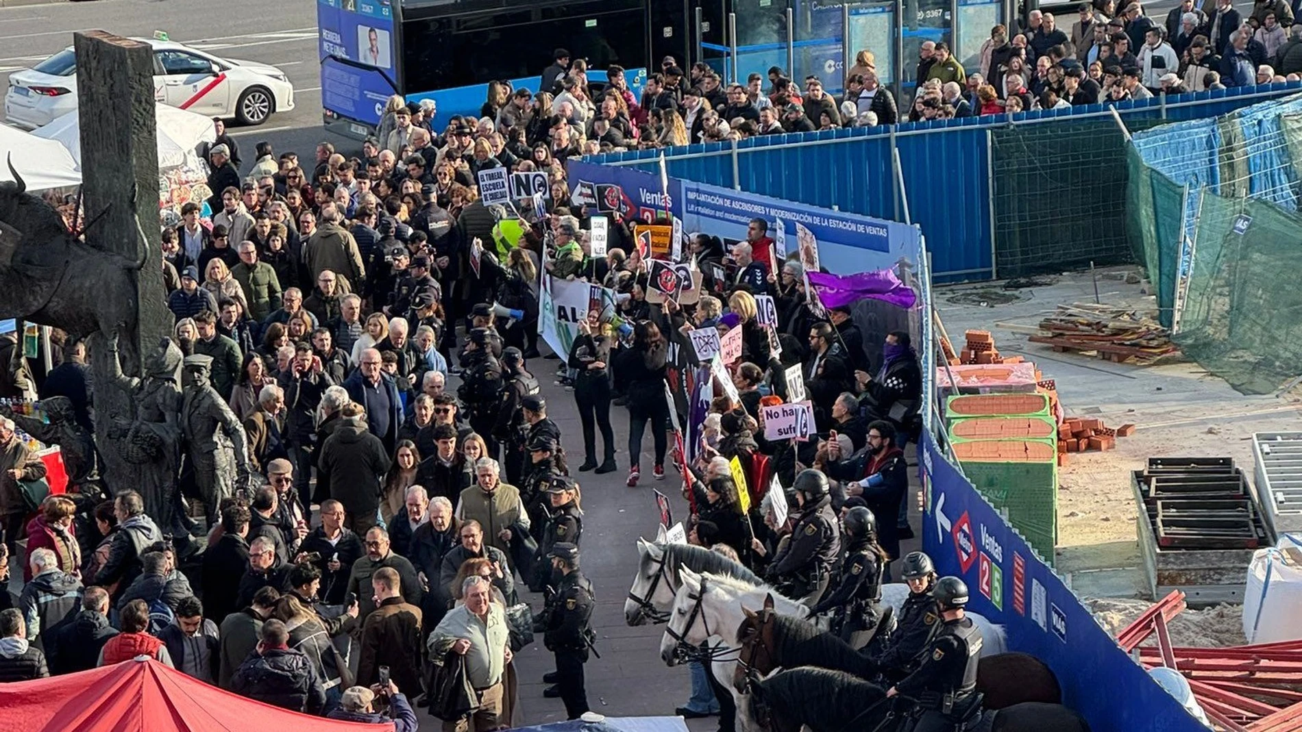 Momento de la manifestación, el pasado 23 de marzo