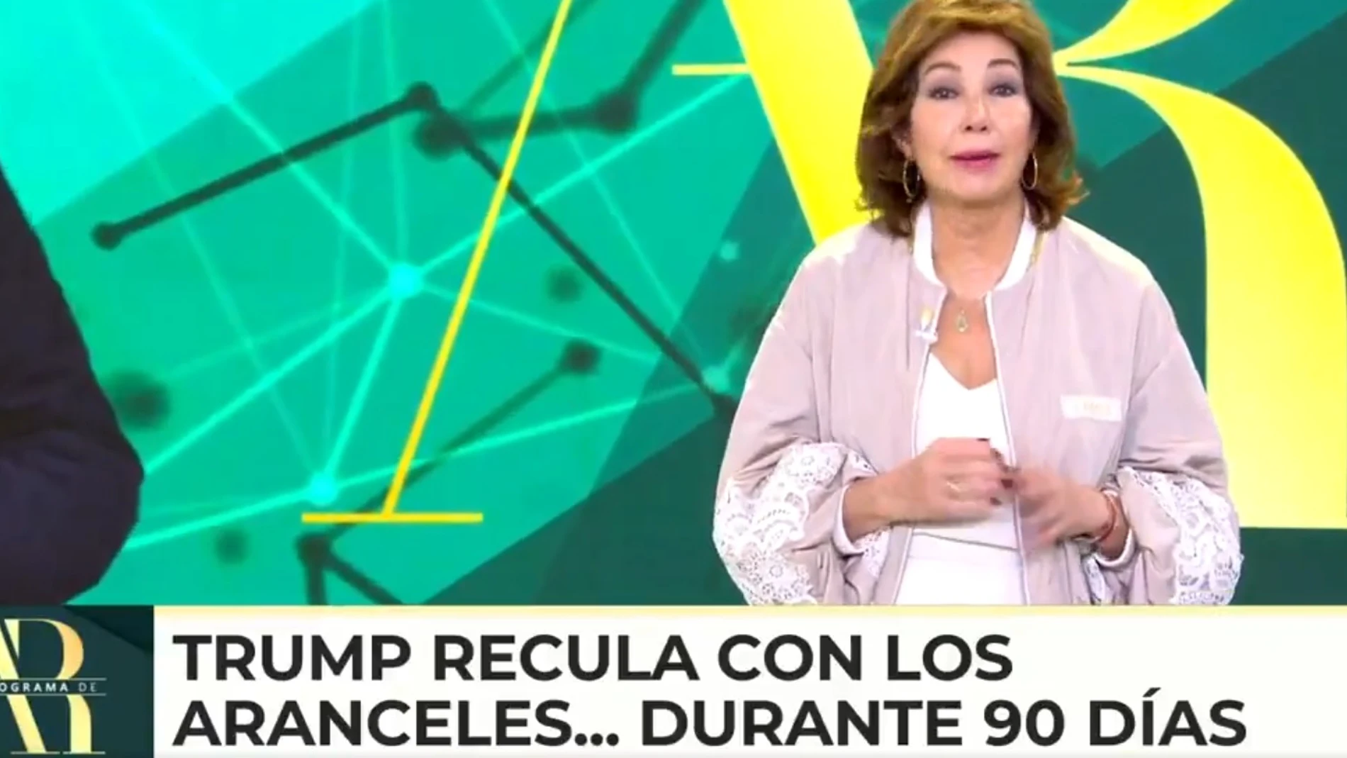 Ana Rosa, sobre la decisión de Trump con los aranceles: "El tiro le ha salido por la culata"