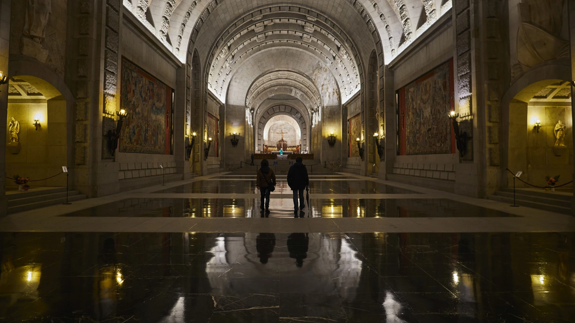 En la Basílica del Valle de los Caídos yacen enterradas más de 33.000 víctimas de la Guerra Civil