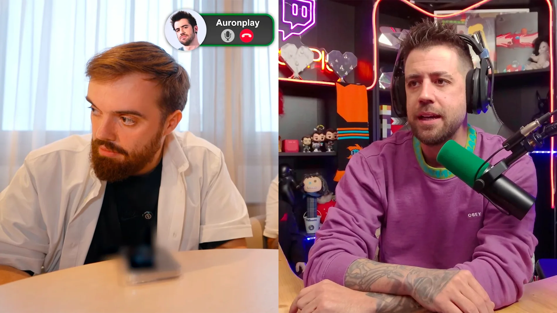 Ibai grabó un vídeo haciendo bromas telefónicas con Eladio Carrión y Auronplay fue una de las víctimas