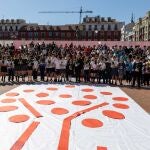 Celebración del Día de Escuelas Católicas en la Plaza Mayor de Valladolid
