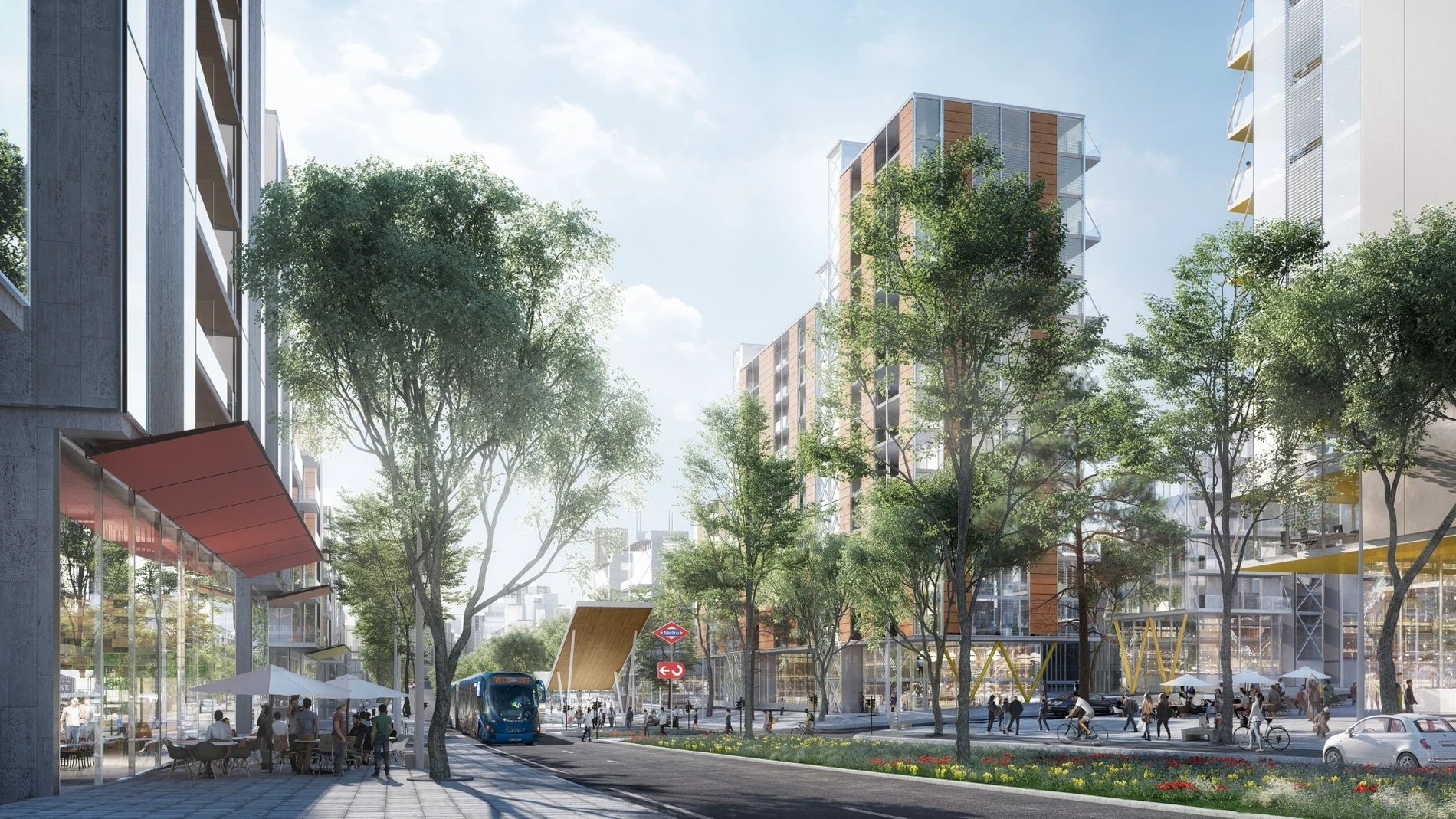 Madrid Nuevo Norte, obras en Tres Olivos