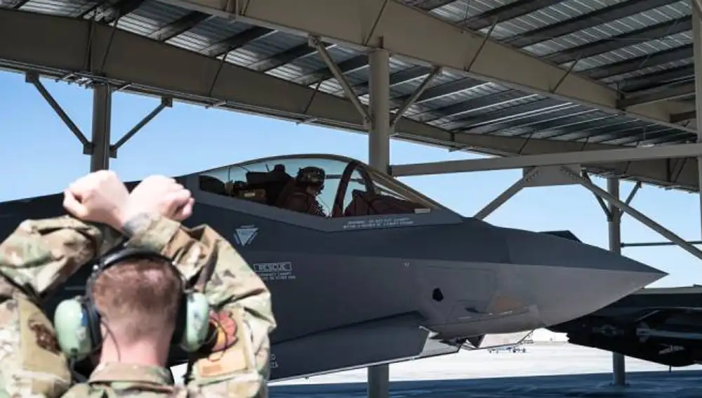 El F-35A Lightning II 'Frankenjet'.