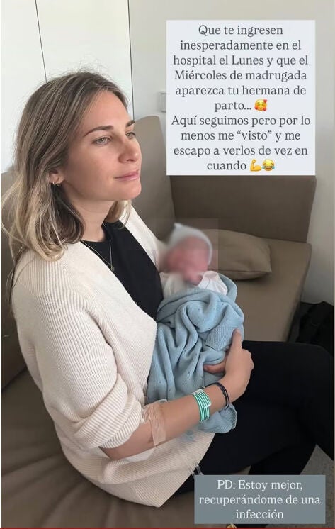 Story de Sibi Montes con el hijo de Fran Rivera y Lourdes Montes