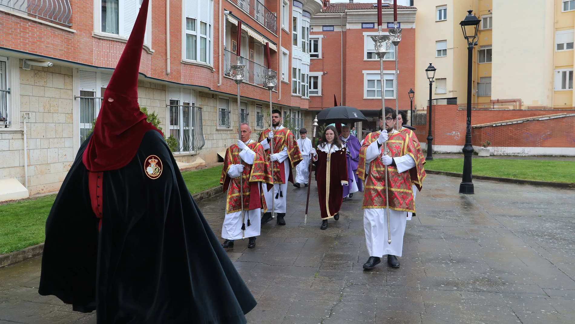 Procesión suspendida en Palencia por la lluvia