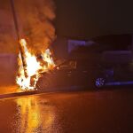 Accidente con el vehículo involucrado