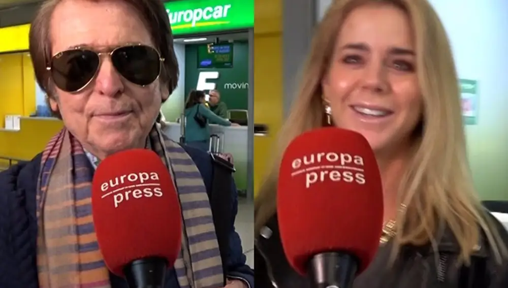Raphael, Natalia Figueroa y Amelia Bono coinciden en el mismo avión destino a Ibiza