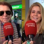Raphael, Natalia Figueroa y Amelia Bono coinciden en el mismo avión destino a Ibiza