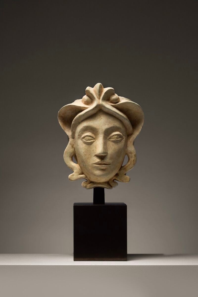 "Masque coiffure", de Alberto Giacometti, Galerie Marcilhac