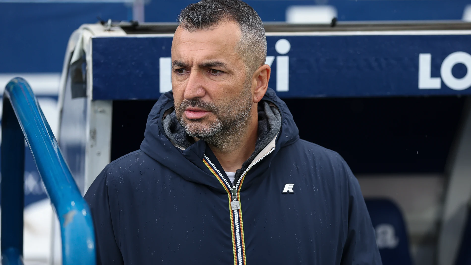 Diego Martinez, head coach of UD Las Palmas, looks on during the Spanish league, LaLiga EA Sports, football match played between Getafe CF and UD Las Palmas at Coliseum stadium on April 12, 2025, in Getafe, Madrid, Spain. AFP7 12/04/2025 ONLY FOR USE IN SPAIN