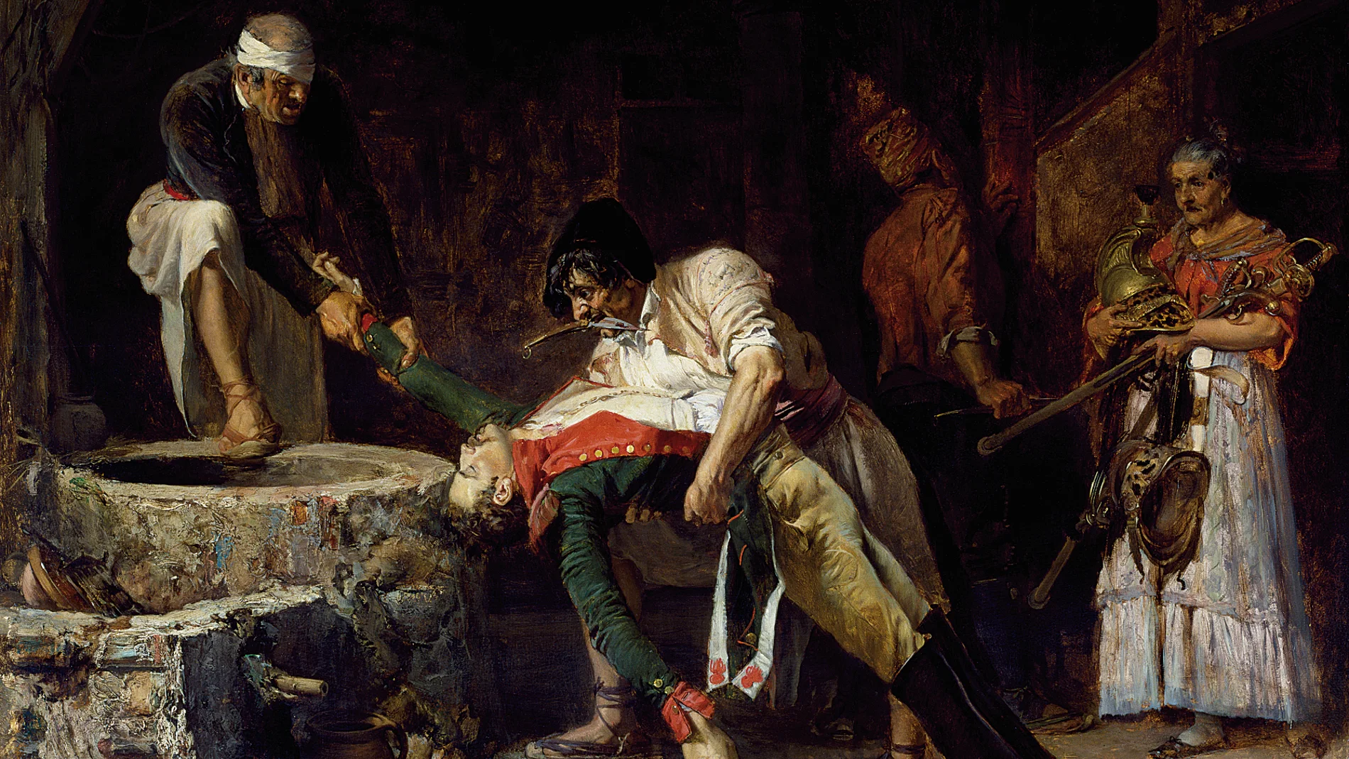 España, 1812. Ocupación francesa (1866), óleo sobre tela de Eduardo María Zamacois y Zabala