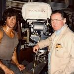 Sylvester Stallone (izda.) y Ted Kotcheff, el director de la primera película de "Rambo"