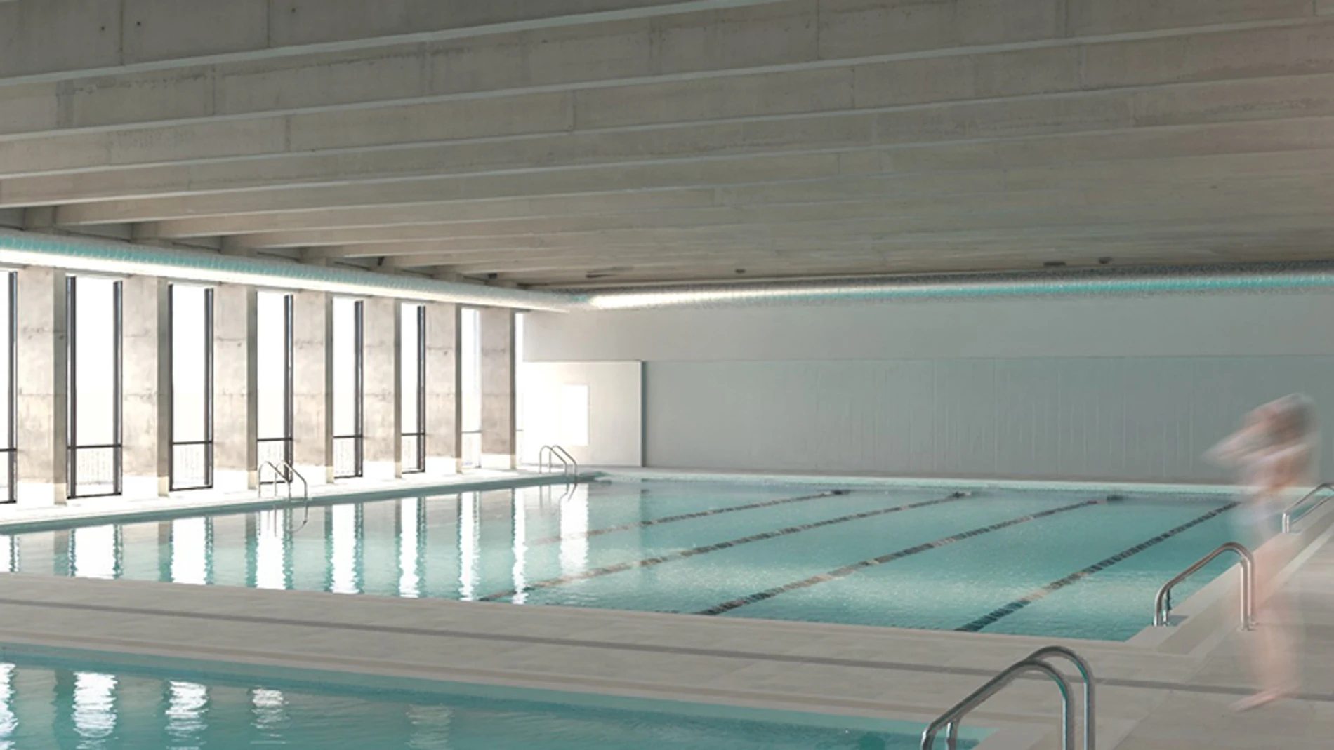Una de las piscina de Viding Castellana