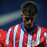 Javier Boñar con el Atlético de Madrid