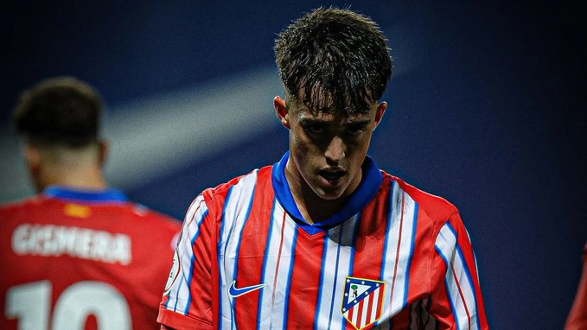 Javier Boñar con el Atlético de Madrid