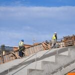 Trabajadores en una obra