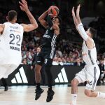 T. J. Shorts, en el último partido ante el Real Madrid