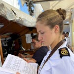 La Princesa Leonor en Elcano.