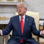 US President Donald Trump meets with El Salvador President Nayib Bukele