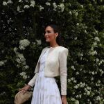 Rocío Osorno y su look de Domingo de Ramos.
