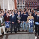 Recepción en el Ayuntamiento de Valladolid a los campeones de la Copa Ibérica