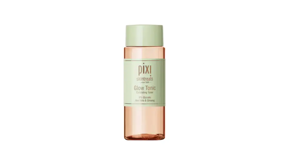 Loción tónica exfoliante glow tonic.