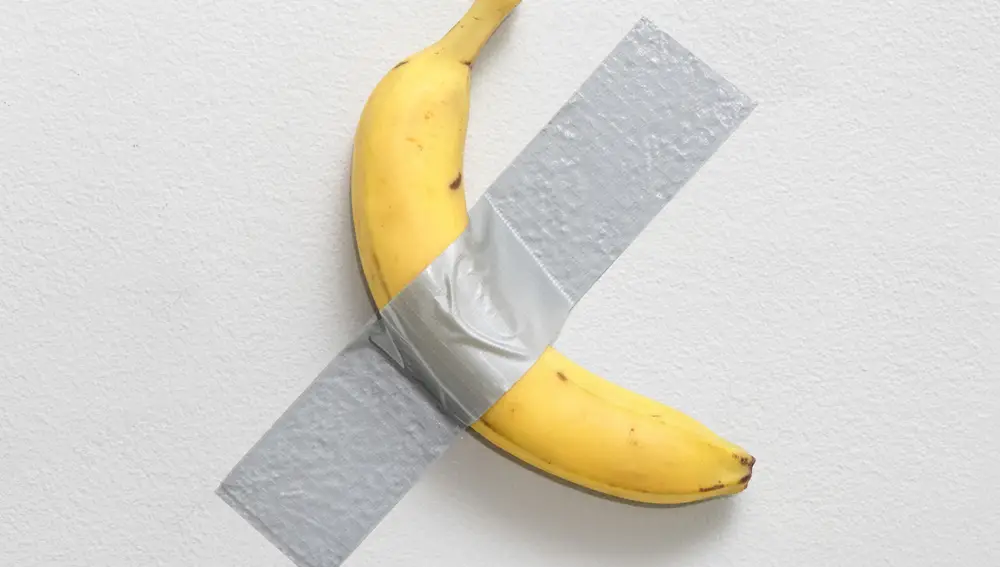 "Comedian", una obra de Maurizzio Cattelan