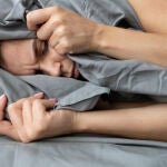 Imagen de archivo de una persona durmiendo 