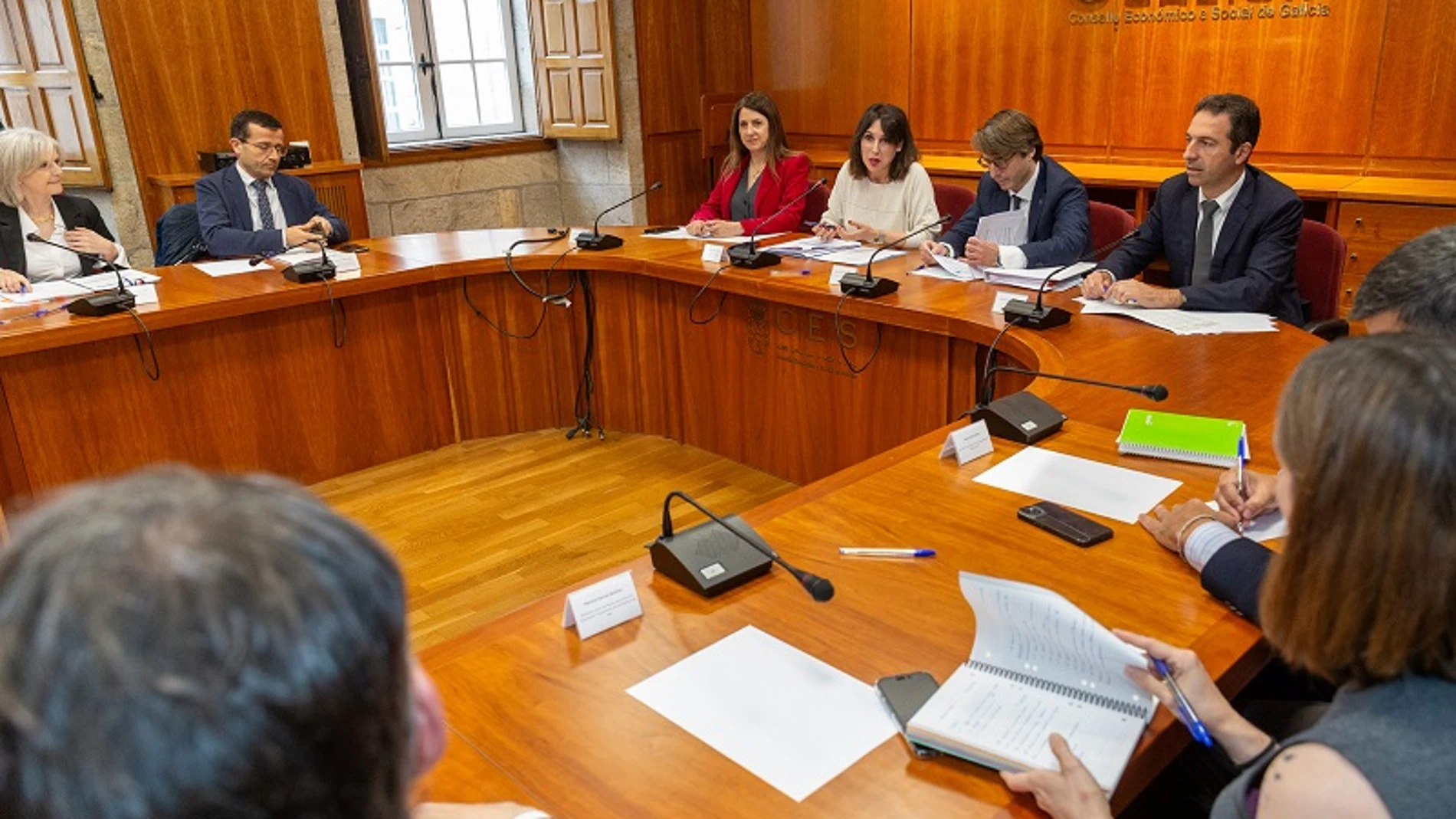 El Consello Económico y Social de Galicia se reunió para abordar el tema arancelario.