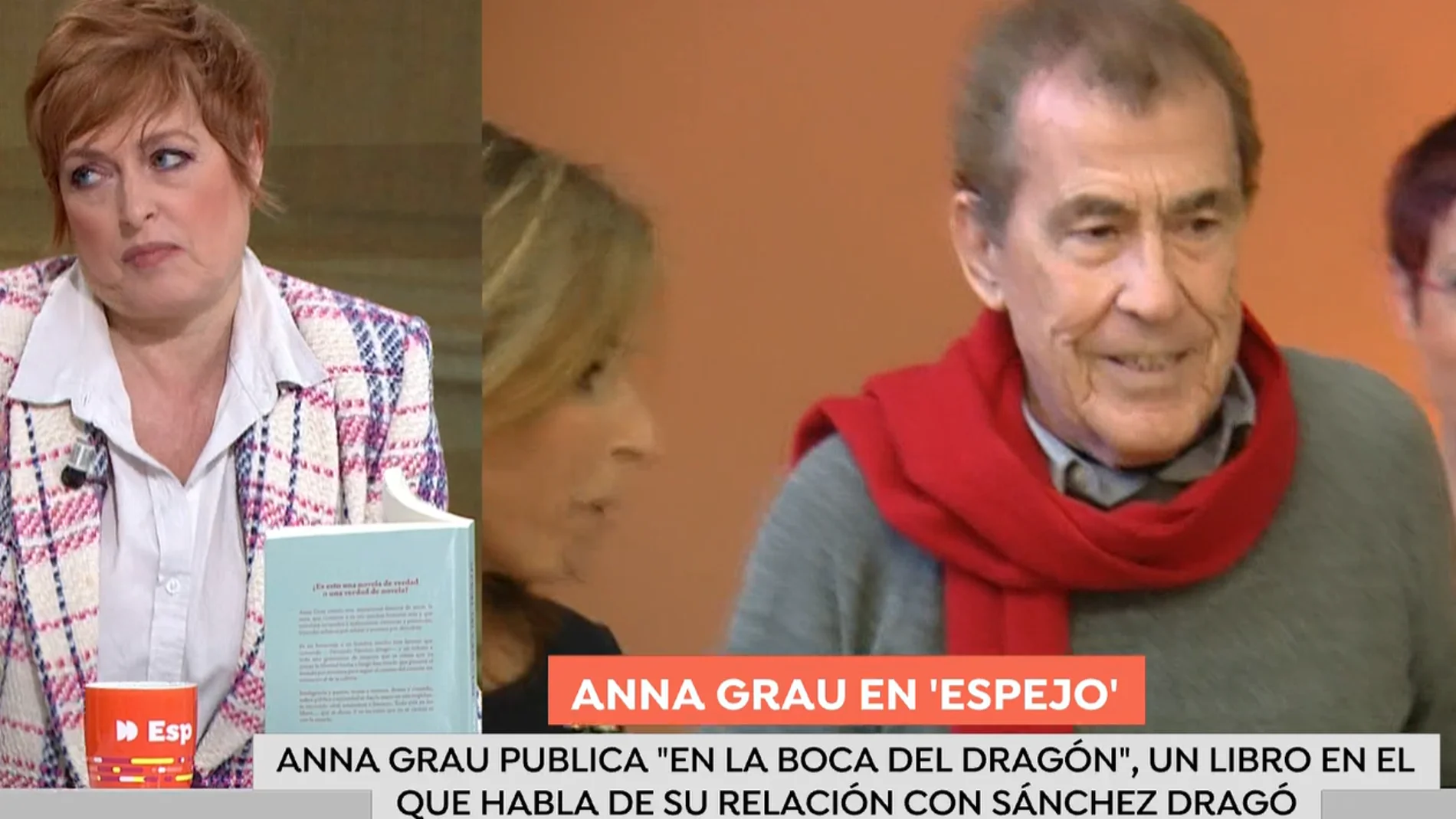 Anna Grau denuncia en 'Espejo Público' insultos por su relación con Sánchez Dragó: