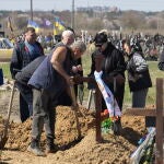 Funeral of victims of Russia's ballistic missile attack on Sumy