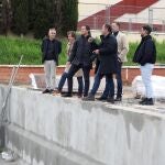 Obras piscinas del Polígono de Toledo