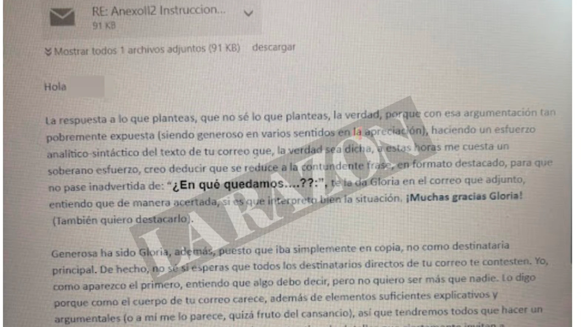 Denuncias de empleados de Tragsa