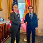 Cuerpo se reúne con el secretario del Tesoro estadounidense, Scott Bessent