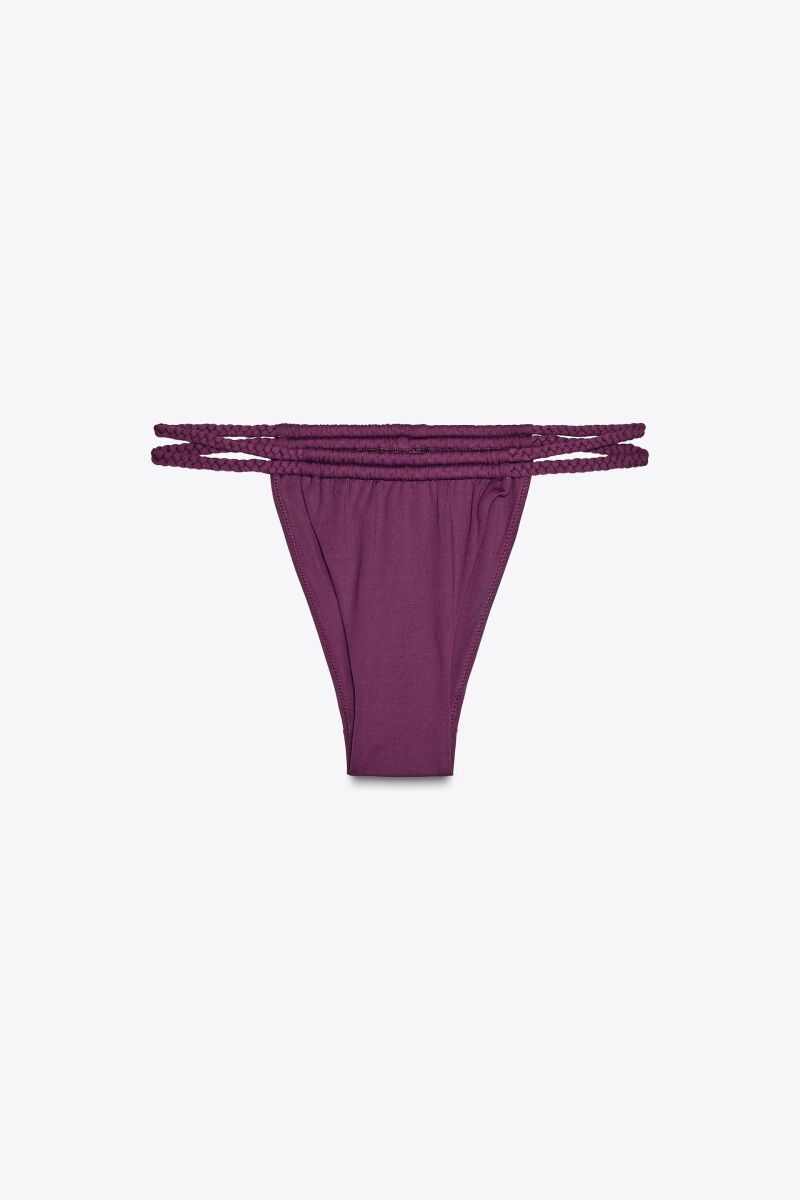 Braguita bikini cortinilla trenza.