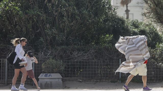 Emergencias decreta alerta amarilla por vientos de hasta 80 km/h en norte de Castellón e interior de Valencia y Alicante