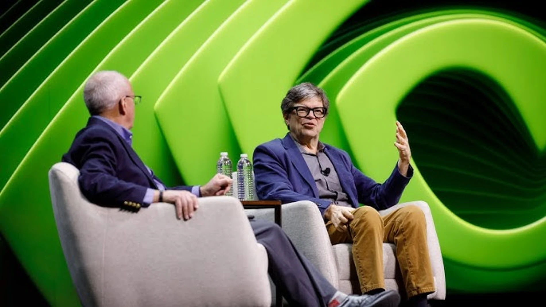 Yann LeCun durante la ponencia en el evento de Nvidia