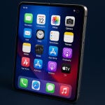 Render del iPhone Fold basado en la información conocida hasta ahora