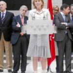 Esperanza Aguirre, entonces presidenta de la Comunidad de Madrid, salió ilesa de los atentados