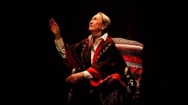 Escena de la obra "Chavela, la última chamana".