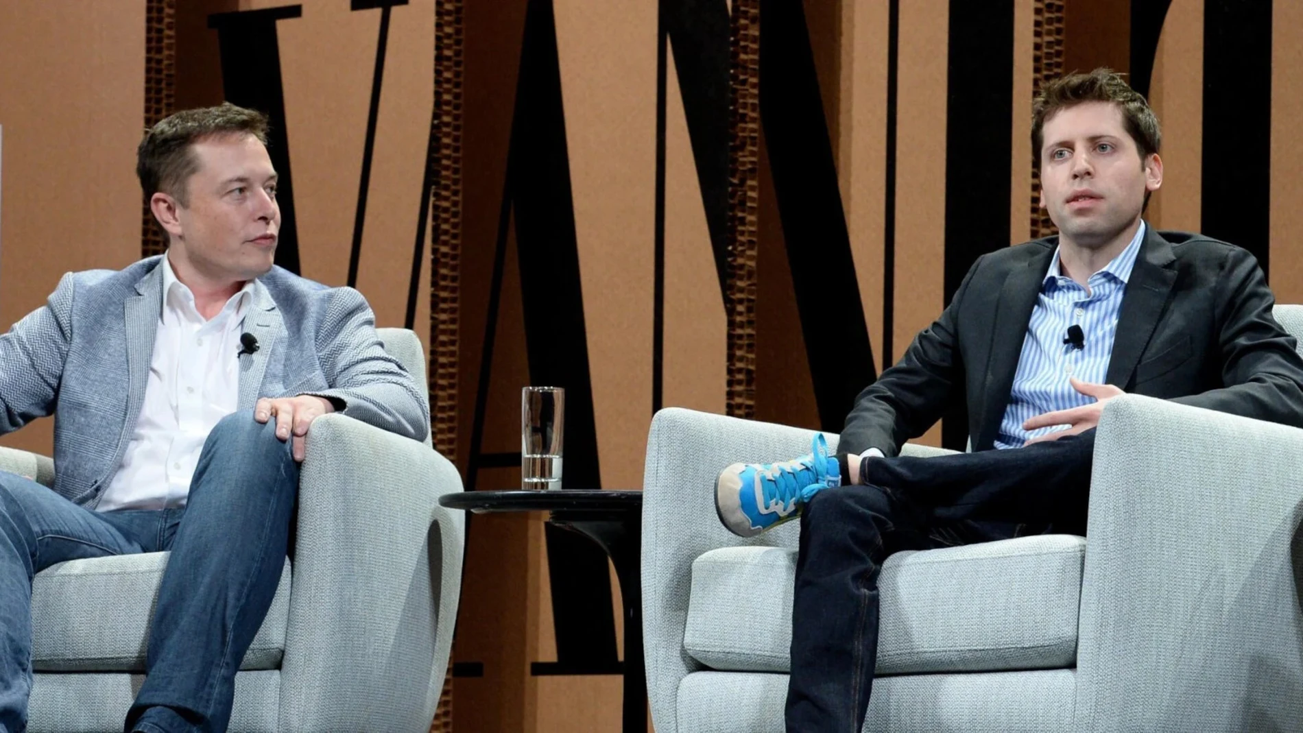 Musk y Altman antes de distanciarse por cuestiones profesionales