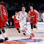 Mario Hezonja, durante el partido entre el Real Madrid y el Bayern