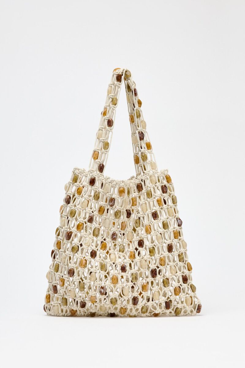 Bolso abalorios.