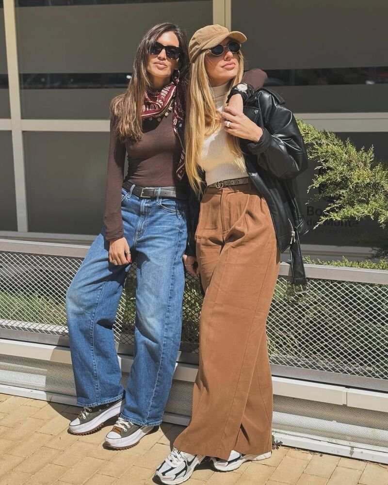 Sara Carbonero con zapatillas de plataforma.